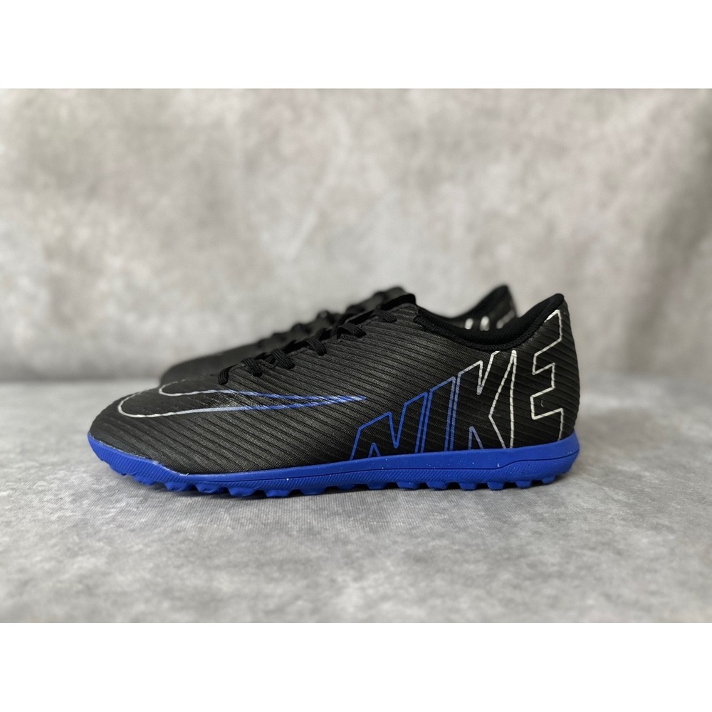 Nike Vapor‎ 15 TF Men 10.5 – Black/Blue Turf Soccer – No Box